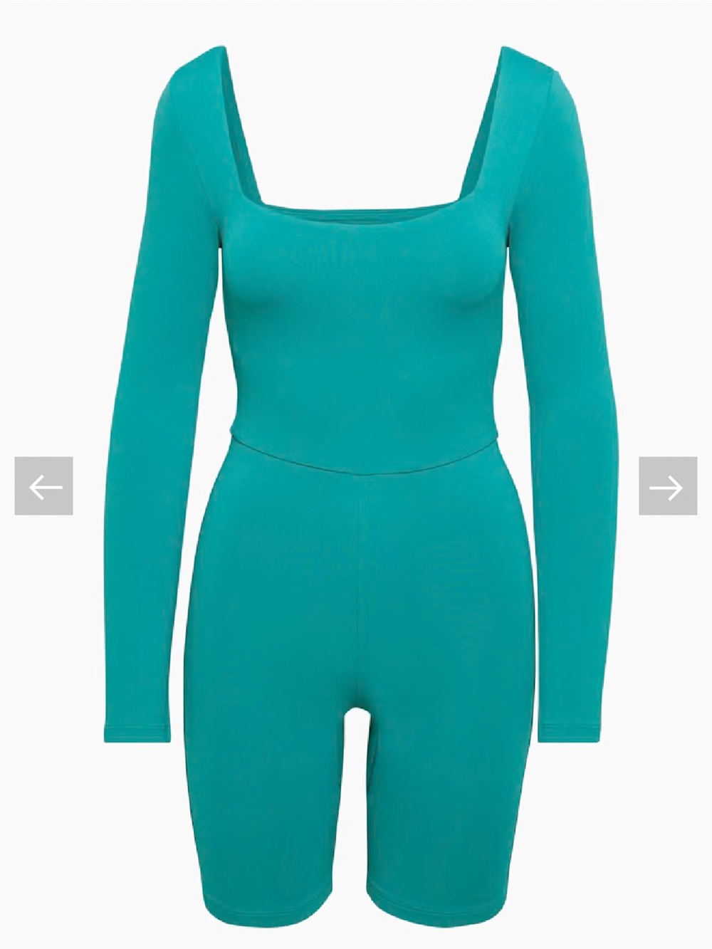 Contour Squareneck Longsleeve Romper